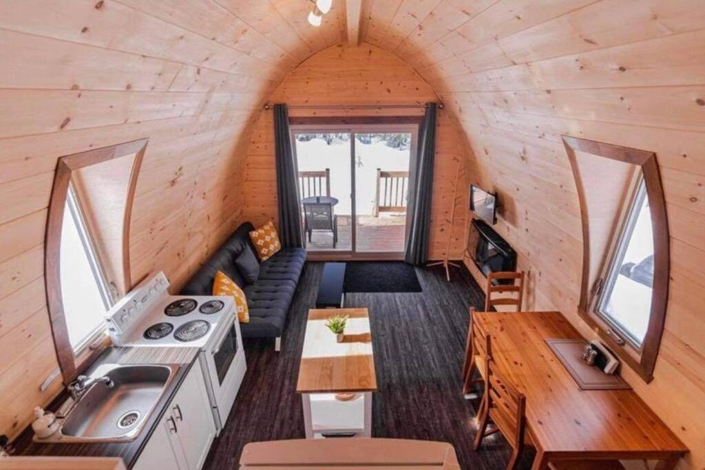 Chalet Alice A Louer Avec Spa Mauricie Saint-Alexis-des-Monts Ngoại thất bức ảnh