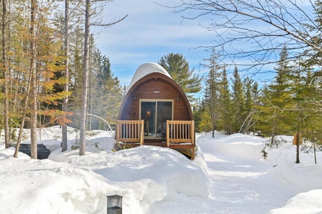 Chalet Alice A Louer Avec Spa Mauricie Saint-Alexis-des-Monts Ngoại thất bức ảnh